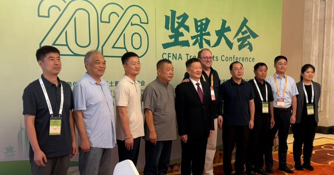 Delegation at the CFNA nuts conference in China